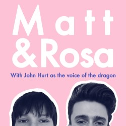 Matt and Rosa with John Hurt as the Voice of the Dragon. Image shows from L to R: Rosa Richards, Matthew Wilson