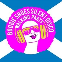 Silent Disco Boogie Shoes Walking Party with a Scottish Twist