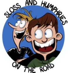 Sloss and Humphries on the Road. Image shows from L to R: Daniel Sloss, Kai Humphries