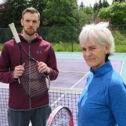 Duncan and Judy Murray Show. Image shows left to right: Duncan Murray, Judy Murray