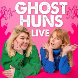 Ghost Huns Live. Image shows left to right: Hannah Byczkowski, Suzie Preece