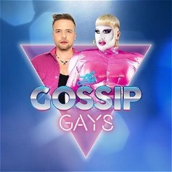 Gossip Gays. Image shows left to right: Danny Beard, Billy Andrew