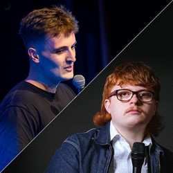 Jack Traynor and Daniel Petrie: Introducing Two of Scotland's Most Exciting New Stand-up Comedians. Image shows left to right: Jack Traynor, Daniel Petrie