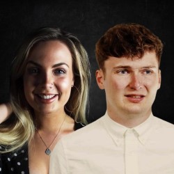 James Allen and Annabelle Devey: At Least You Tried. Image shows left to right: Annabelle Devey, James Allen