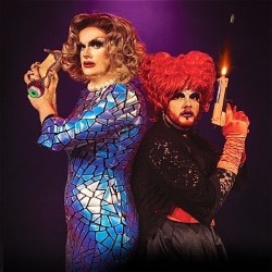 Drag Queens vs Zombies. Image shows left to right: Kate Butch, Crudi Dench