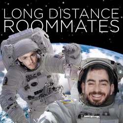 Long-Distance Roommates. Image shows left to right: Ollie West, Casey Filips