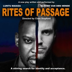 Rites of Passage. Image shows left to right: Luntu Masiza, Olivier Van Den Hende