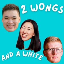 2 Wongs and a White. Image shows left to right: Patrick Golamco, Jenny Tian, Nick Schuller