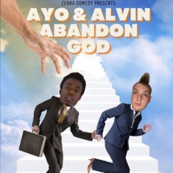 Ayo Adenekan and Alvin Bang: Abandon God. Image shows left to right: Ayo Adenekan, Alvin Bang