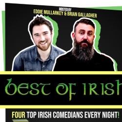 Craic Den Comedy Club - Best of Irish. Image shows left to right: Eddie Mullarkey, Brian Gallagher