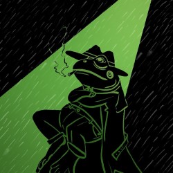 Film Noir Frog