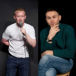 Karl Porter and Ben Silver: 2 Sick Guyz (Doing Stand-Up). Image shows left to right: Karl Porter, Ben Silver