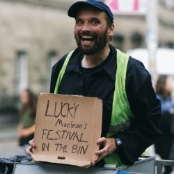 Lucky Maclean's Festival in the Bin. Ben Whitehead