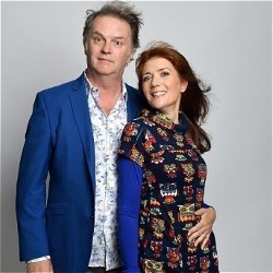 Paul Merton and Suki Webster's Improv Show. Image shows left to right: Paul Merton, Suki Webster