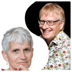 Phil Hammond and Dame Clare Gerada: Fifty Minutes to Save the NHS. Image shows left to right: Clare Gerada, Phil Hammond