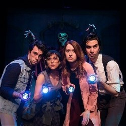 Solve It Squad. Image shows left to right: Ashley Clements, Gabe Greenspan, Lauren Lopez, Joey Richter, Brian Rosenthal