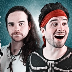10 Songs for Geeks with Jollyboat. Image shows left to right: Tommy Croft, Ed Croft