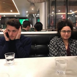 An Hour Of Class. Image shows left to right: Paul Williams, Rose Matafeo