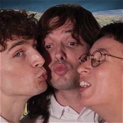 Pat Rascal: Space Gravy. Image shows left to right: Rob Davidson, Matt Blin, Anisa Khorassani