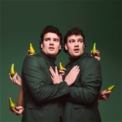 Pear: Phobia. Image shows left to right: Patrick McPherson, Hugo McPherson