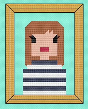 8bitnorthxstitch portrait. Copyright: 8bitnorthxstitch