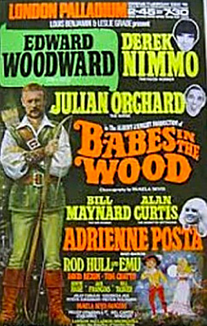 Babes In The Wood at London Palladium poster