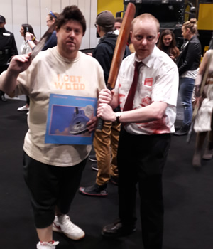 Comic-Con 2019: Hot Fuzz cosplay. Copyright: Si Hawkins