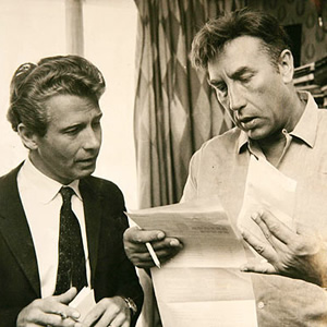 Image shows from L to R: Dennis Heymer, Frankie Howerd