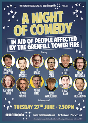 Grenfell Tower comedy benefit gig