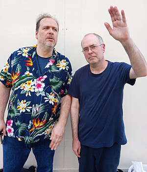 Image shows left to right: Richard Cray, John Dredge