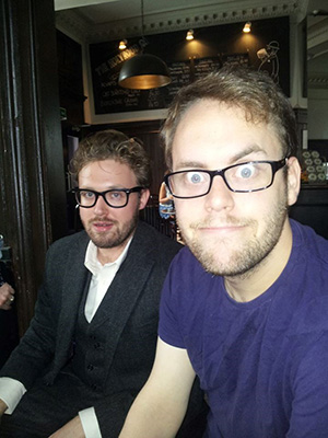 Image shows from L to R: John Kearns, Jon Brittain