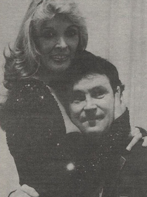 Image shows left to right: Marti Caine, Duggie Small