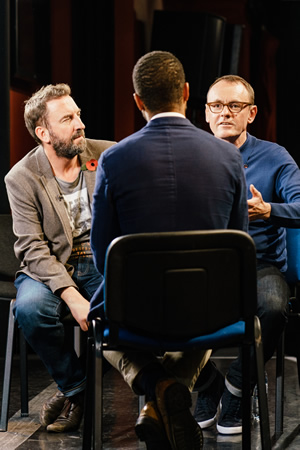 Nextmeal.co.uk launch. Image shows from L to R: Lee Mack, Sean Lock. Copyright: Ed Moore