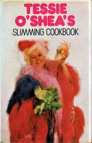 Tessie O'Shea's Slimming Cookbook cover. Tessie O'Shea