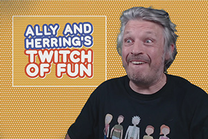 Ally and Herring's Twitch of Fun. Richard Herring