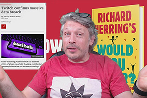 Ally and Herring's Twitch of Fun. Richard Herring