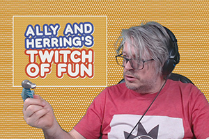 Ally and Herring's Twitch of Fun. Richard Herring