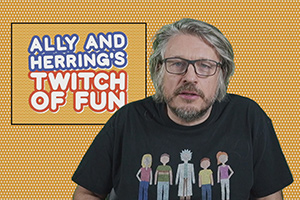 Ally and Herring's Twitch of Fun. Richard Herring