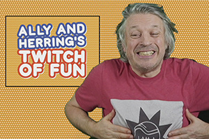 Ally and Herring's Twitch of Fun. Richard Herring