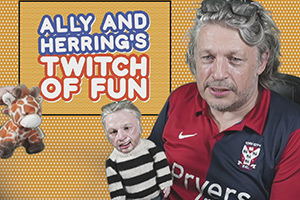 Ally and Herring's Twitch of Fun. Richard Herring