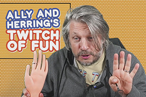 Ally and Herring's Twitch of Fun. Richard Herring