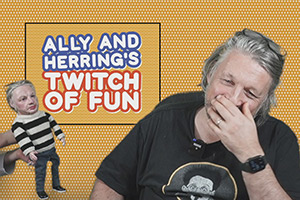 Ally and Herring's Twitch of Fun. Richard Herring