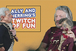 Ally and Herring's Twitch of Fun. Richard Herring