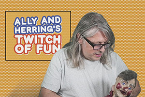 Ally and Herring's Twitch of Fun. Richard Herring