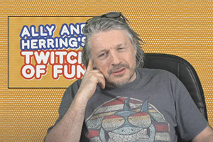 Ally and Herring's Twitch of Fun. Richard Herring