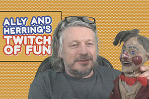 Ally and Herring's Twitch of Fun. Richard Herring