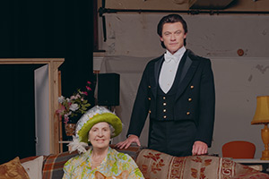 Backstairs Billy. Image shows left to right: Penelope Wilton, Luke Evans