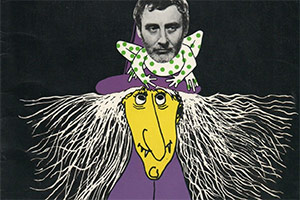 Spike Milligan featured on a Badjelly The Witch book cover. Spike Milligan