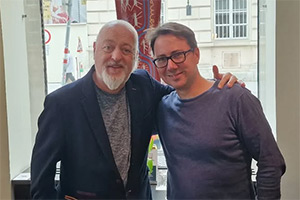 Image shows left to right: Bill Bailey, Ed Chappel