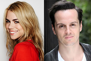 Image shows from L to R: Billie Piper, Andrew Scott